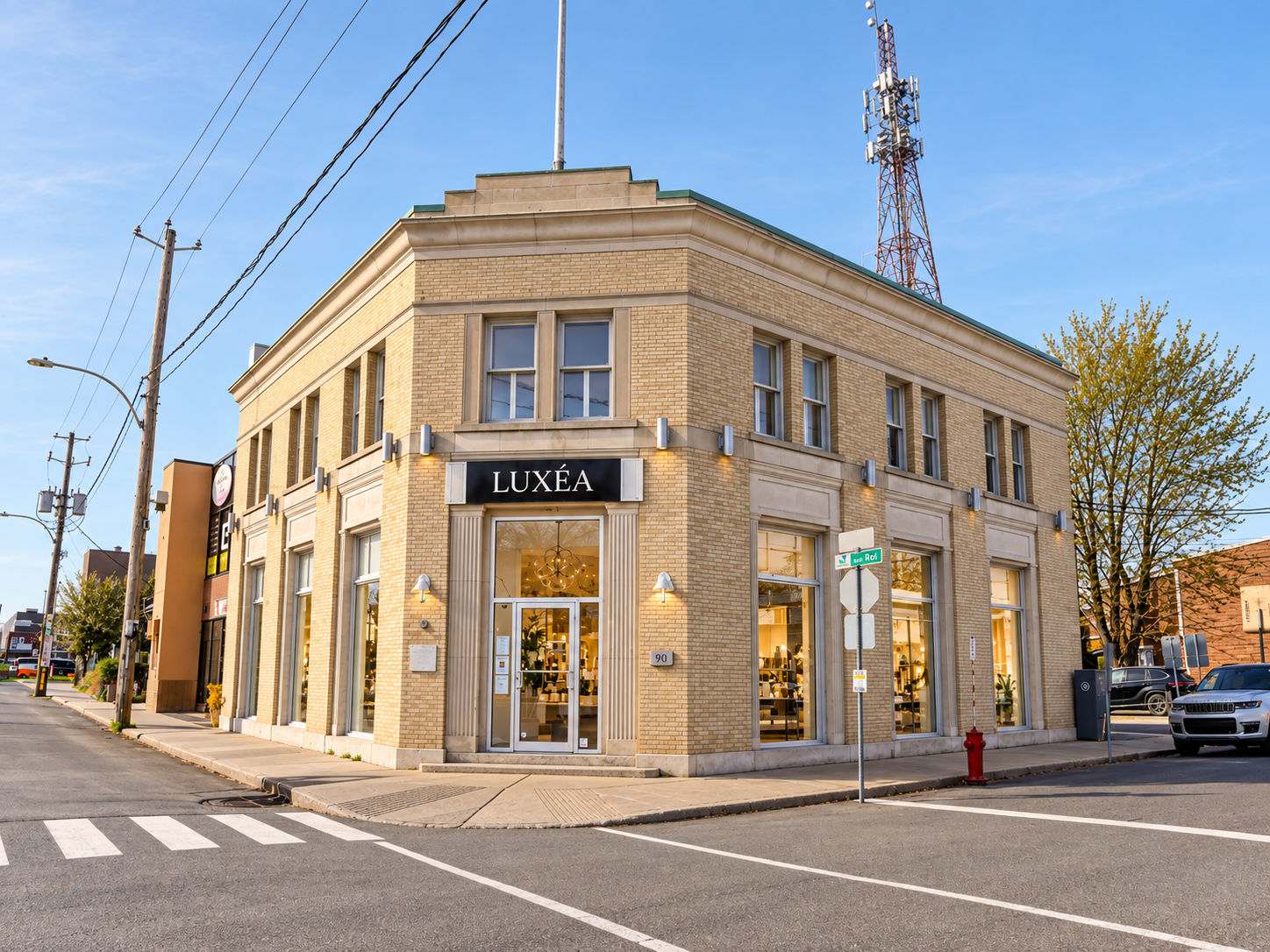 La Maison LUXÉA — édifice patrimonial au coin de la rue du Roi à Sorel-Tracy